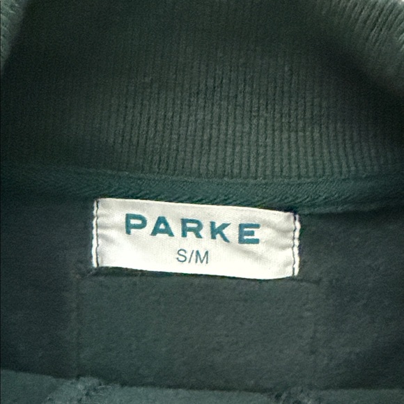 NEW Women’s PARKE New York Classic Fleece Mockneck Size S/M in Cedar - Picture 7 of 10